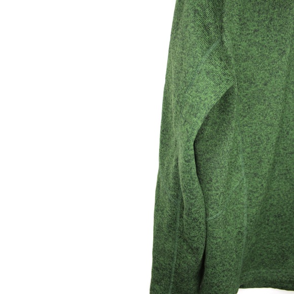 Devon & Jones Men’s 1/4 Zipped Neckline Green Sweater Large - Picture 3 of 7